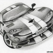 машина монохром