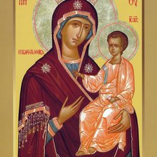 Схема вышивки «избавительница»