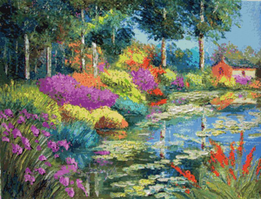 домик у озера - предпросмотр