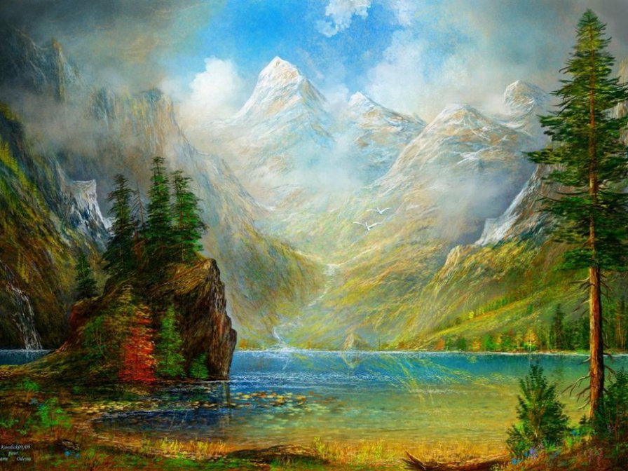 озеро - оригинал