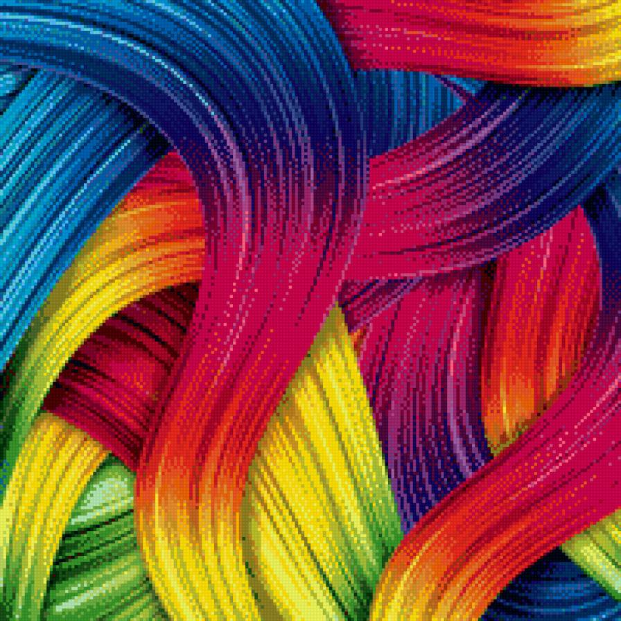 цветное панно - цвета - предпросмотр