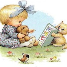 Оригинал схемы вышивки «дети» (№897935)