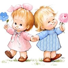 Схема вышивки «дети»