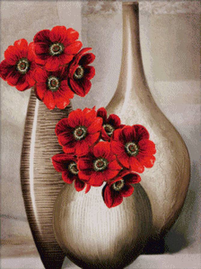 Натюрморт - цветы, ваза, натюрморт - предпросмотр