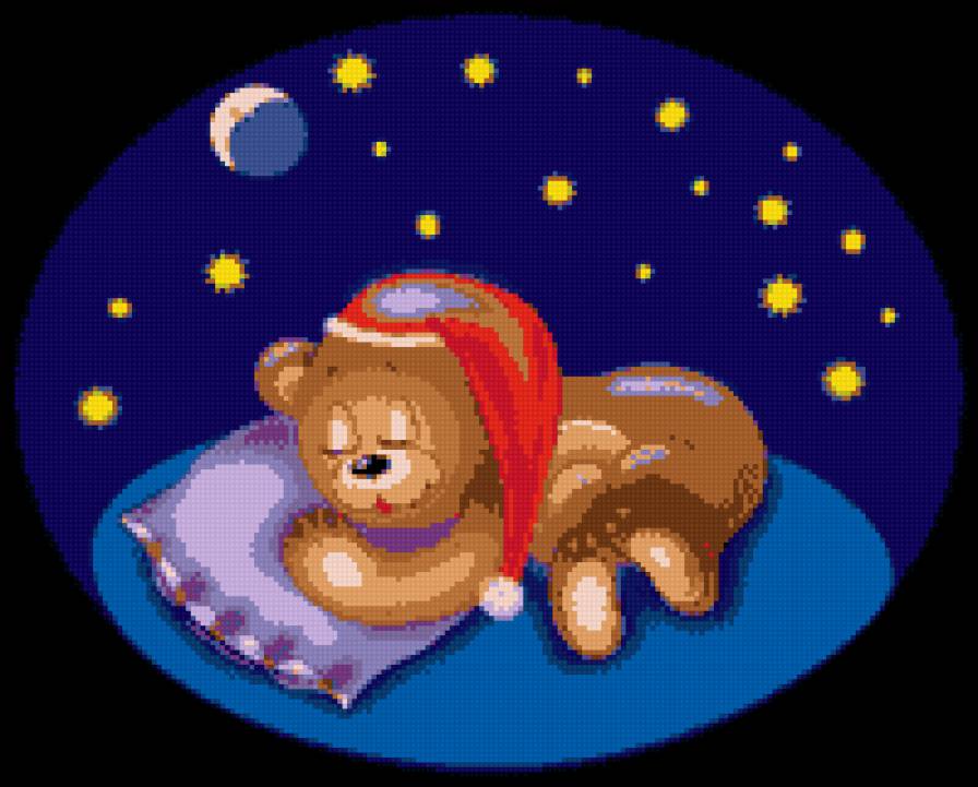 спящий мишка - метрика - предпросмотр