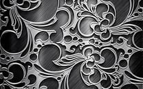 металлическое кружево - абстракция, гобелен - оригинал