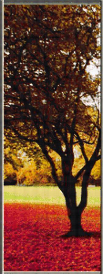 осенний парк - модуль1 - деревья, осень - предпросмотр