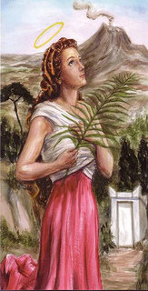 Santa Agueda Virgen Martir - religioso - оригинал