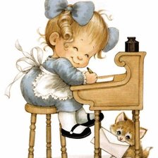 Схема вышивки «дети»