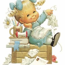 Схема вышивки «дети»