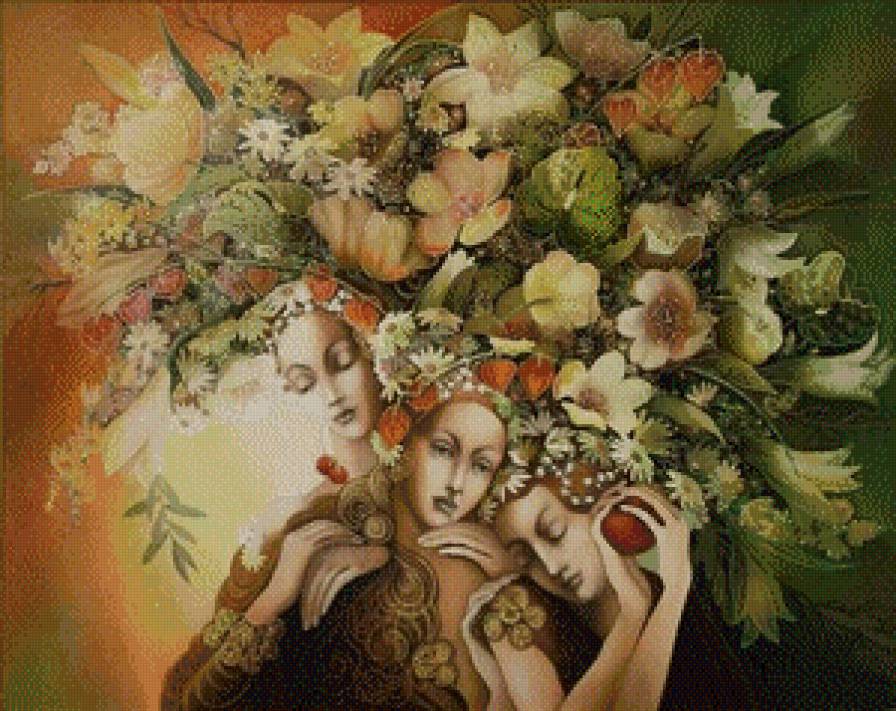 Богини Судьбы (Надежда Соколова) - женщина, красота, богини - предпросмотр