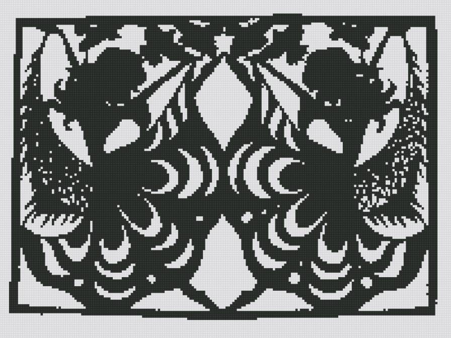 цыганочки - танцовщицы, монохром - предпросмотр