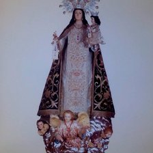 Схема вышивки «La Virgen del Remedio»