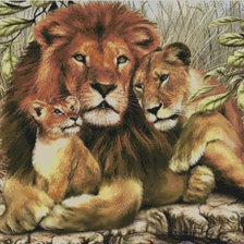 Схема вышивки «семья»