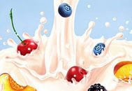 йогурт - йогурь, фрукты, десерт, ягоды - оригинал