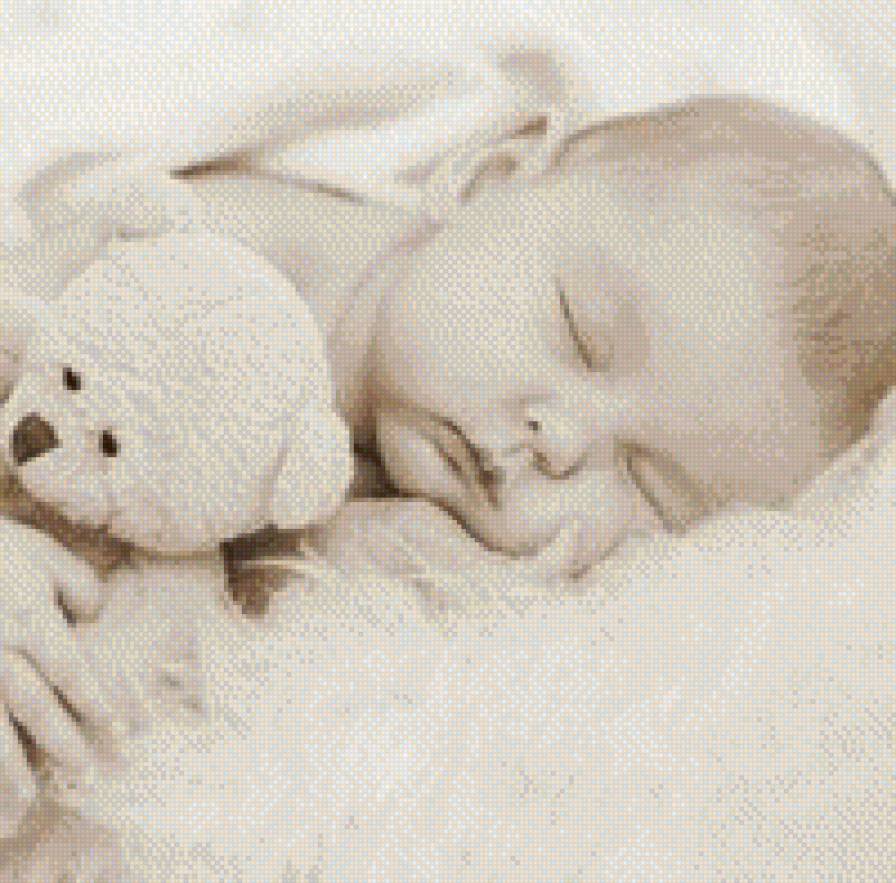 Dulces sueños sepia - bebes - предпросмотр