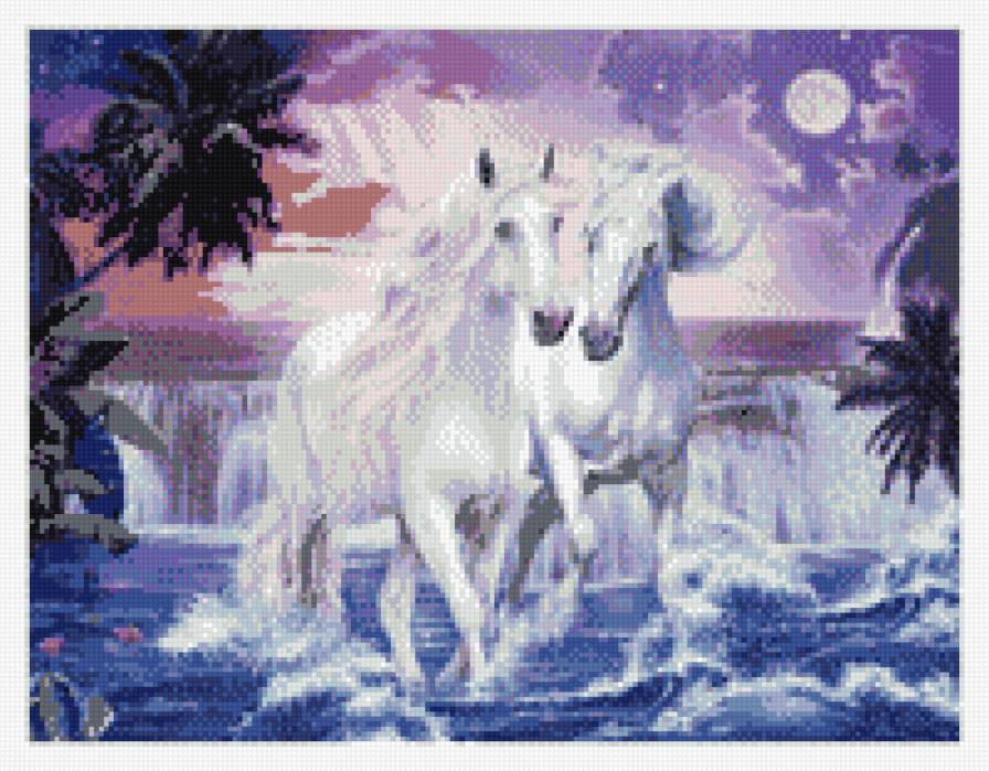 Пара лошадей - предпросмотр