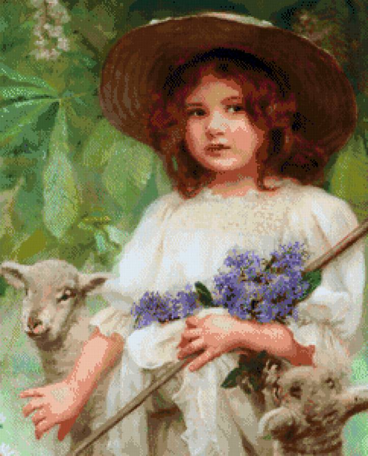 Пастушка - девочка - предпросмотр