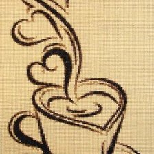 Оригинал схемы вышивки «кофе» (№901335)
