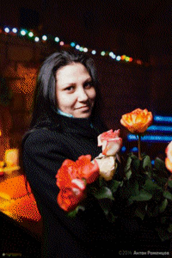 я с цветами - цветы - предпросмотр