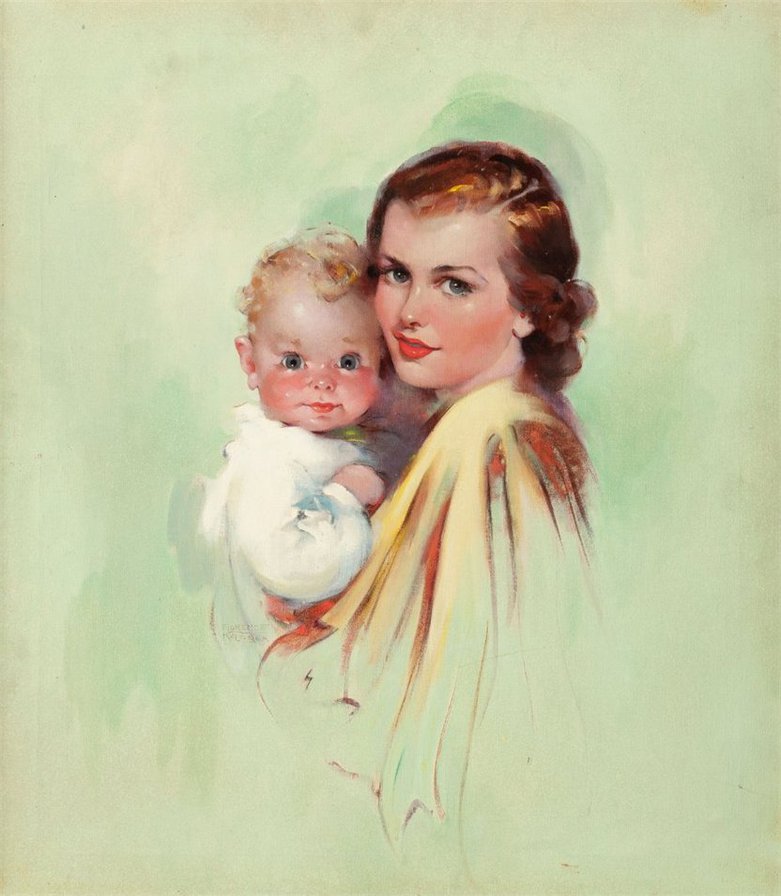 мама и малыш - мама, мамина любовь, счастье, дети, ребенок - оригинал