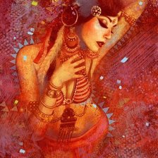 Схема вышивки «мечтательный танец»