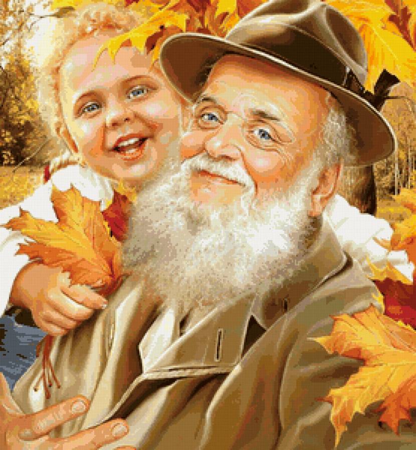 Дедушка и малыш) - предпросмотр