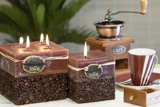 кофе - кофе, свечи - оригинал