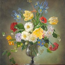 Схема вышивки «Цветы»