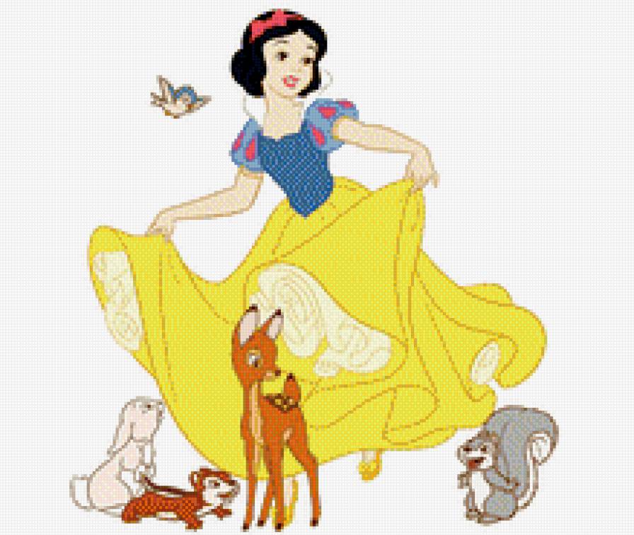 белоснежка - мультяшки - предпросмотр