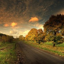 Схема вышивки «Дорога»