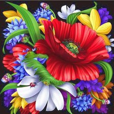 Схема вышивки «лето»