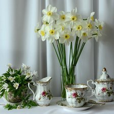 Схема вышивки «букеты»