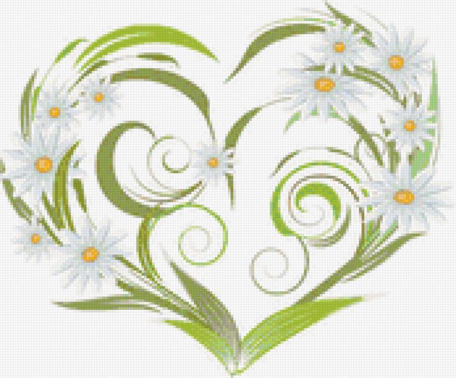 нежная подушечка - подушка, цветы, ромащки - предпросмотр