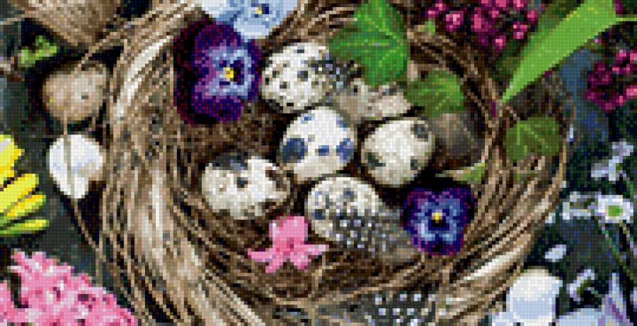 Пасхальный мотив - пасха, натюрморт - предпросмотр