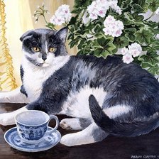 Схема вышивки «умиротворение»