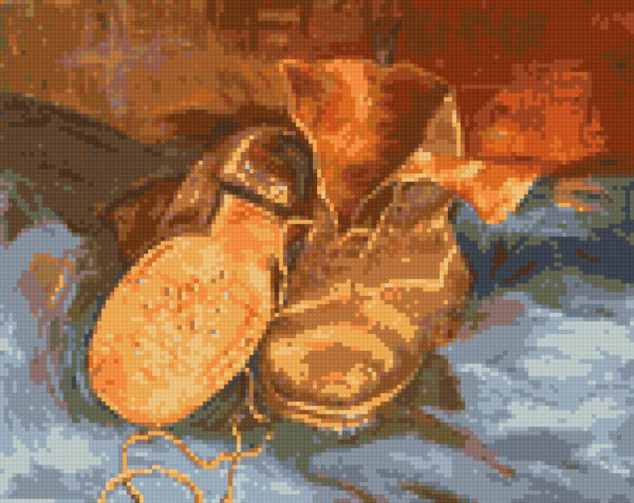 Пара ботинок Ван Гог 2 - предпросмотр