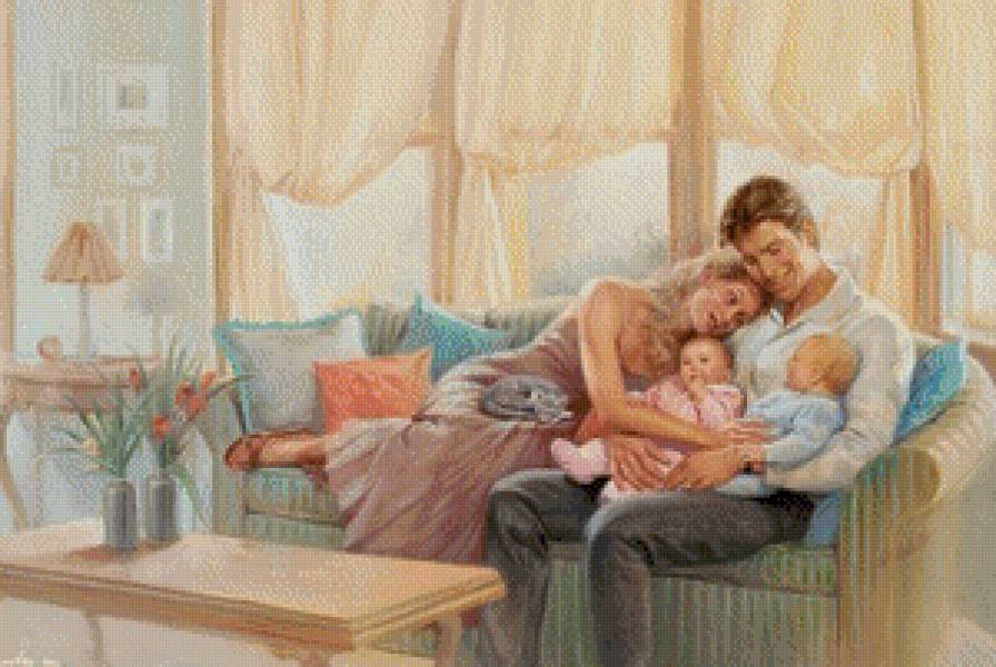 Семья - Родина моя.... - мама, семья, папа, дом, дети - предпросмотр