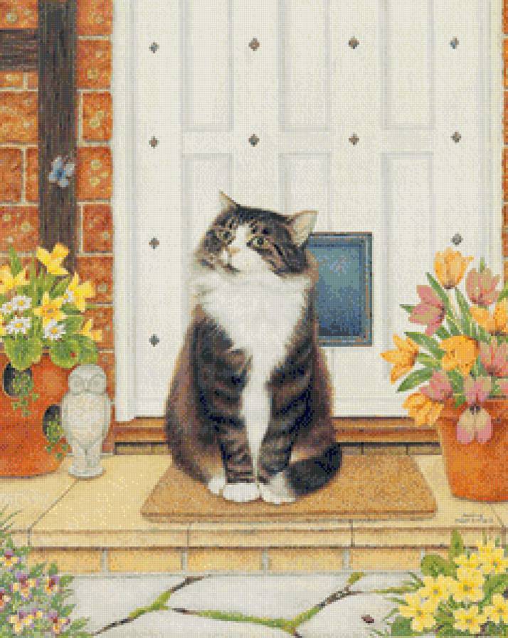 в ожидании хозяина - кот, коты - предпросмотр