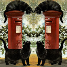 Схема вышивки «в зеркальном отражении»