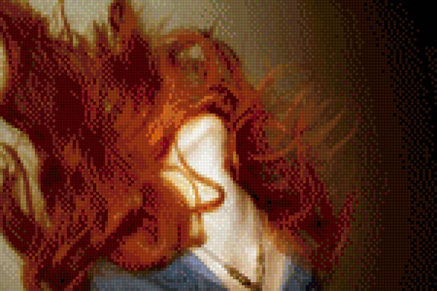 рыжее пламя - красота, рыжая, девушка - предпросмотр