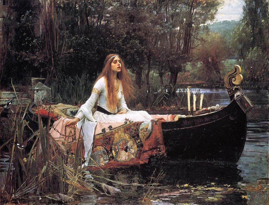 Waterhouse, Lady of Shalott - оригинал