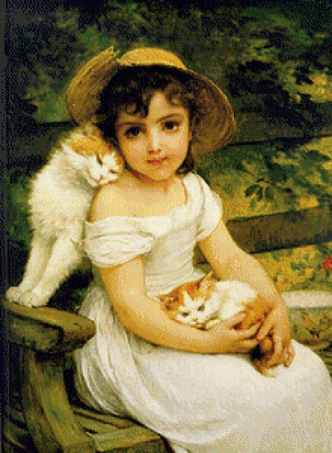 художник Emile Munier - люди, картина - предпросмотр