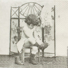 Схема вышивки «девочка»