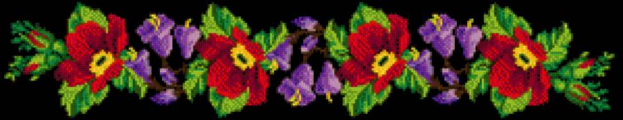 серия "салфетки" - салфетка.цветы - предпросмотр