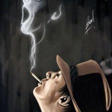 Схема вышивки «Дым»