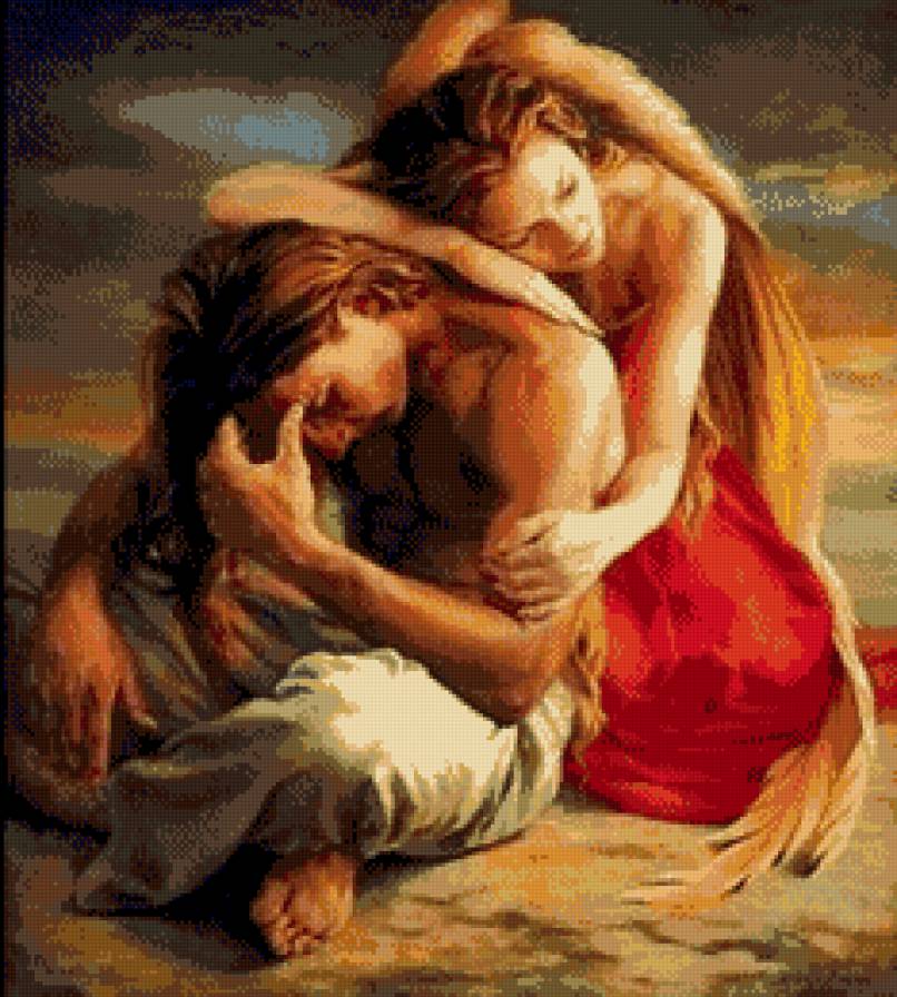 234x260 крестов  Anchor, 40 цветов  Перемешивание: 50% - предпросмотр