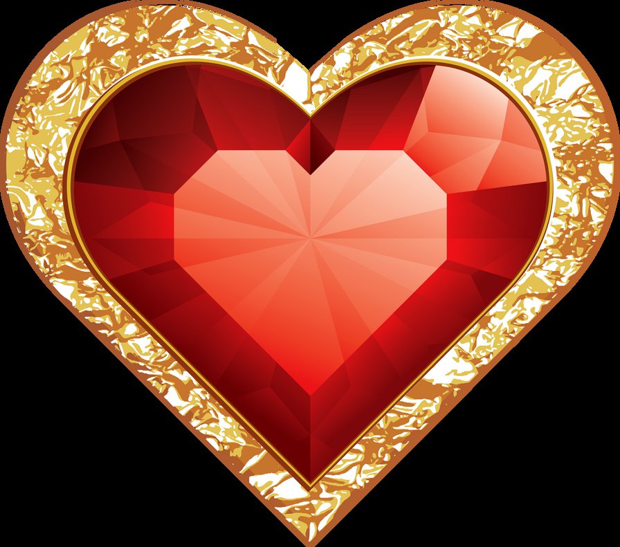 сердце бриллиант - оригинал