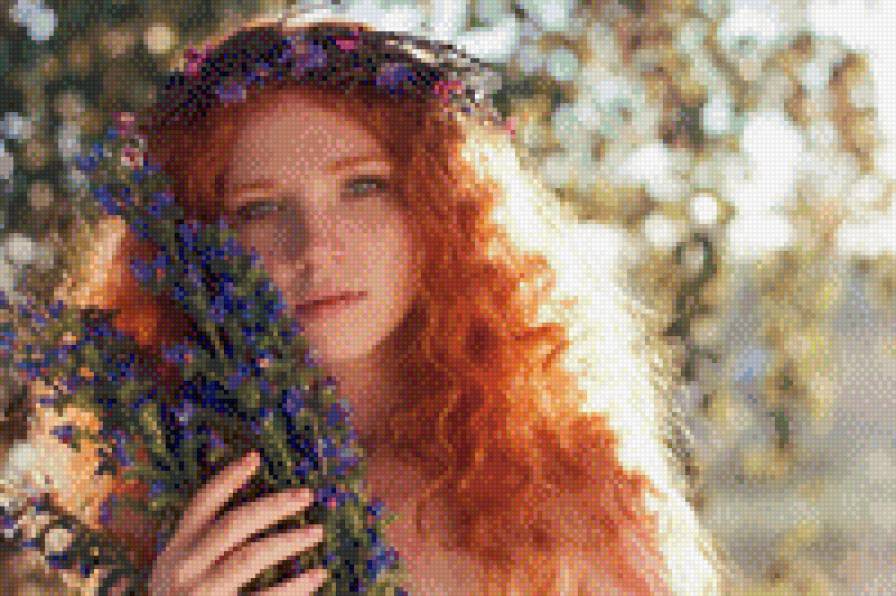 Светлана - девушка, цветы - предпросмотр