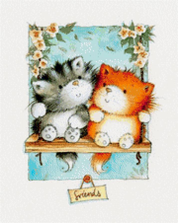 друзья - мультяшки - предпросмотр